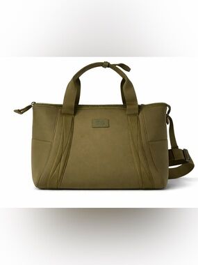 Dagne Dover Landon XL Dark Moss Neoprene Carryall Tote Travel Minimalist